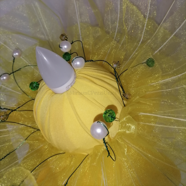Lampada "Fiore d'Organza" - immagine 4