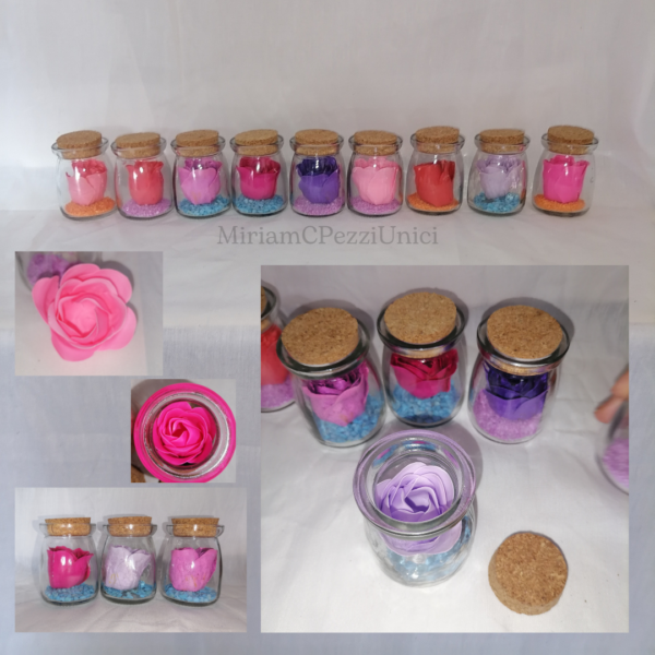 Vasetto con Rosa di sapone