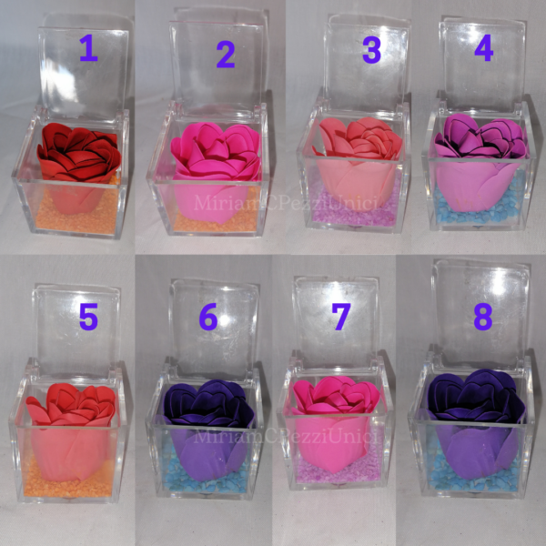 Cubo con "Rosa di sapone" - immagine 3