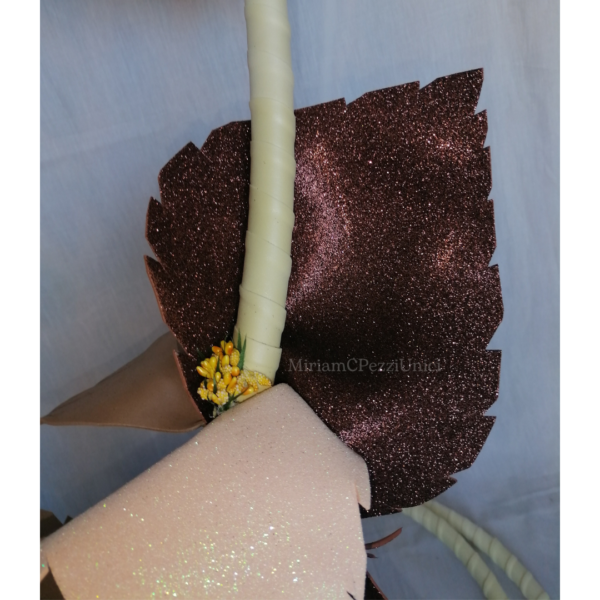 Lampada "Rosa color crema con bocciolo" - immagine 7