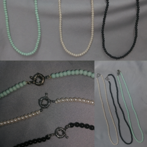 Girocollo unisex con perline