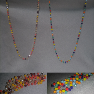 Girocollo perline colorate