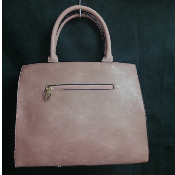 Borsa rosa cipria - immagine 2