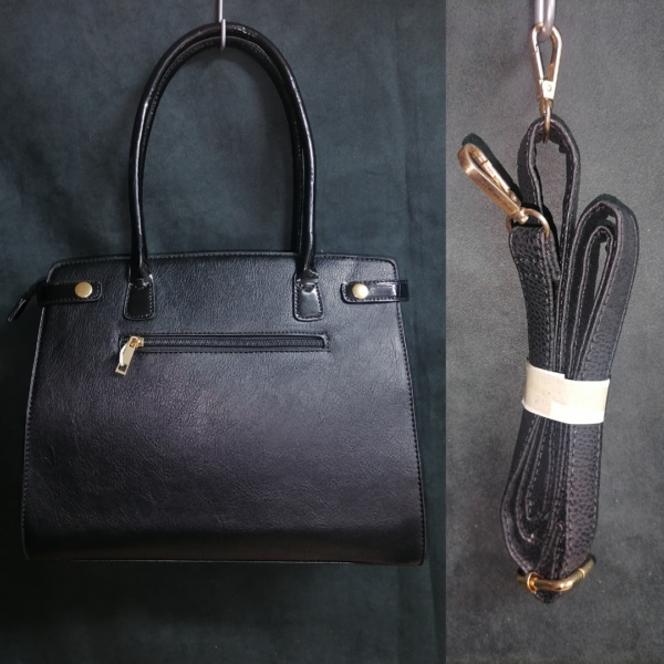 Borsa nera con fiocco - immagine 2
