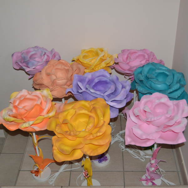Lampada "Rosa" da appoggio