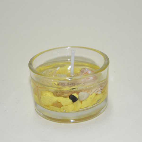 Piccole candele gel tema mare - immagine 8
