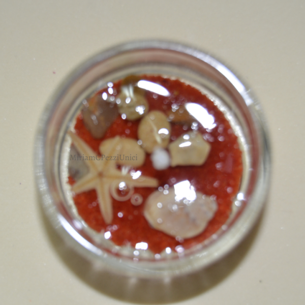 Piccole candele gel tema mare - immagine 5